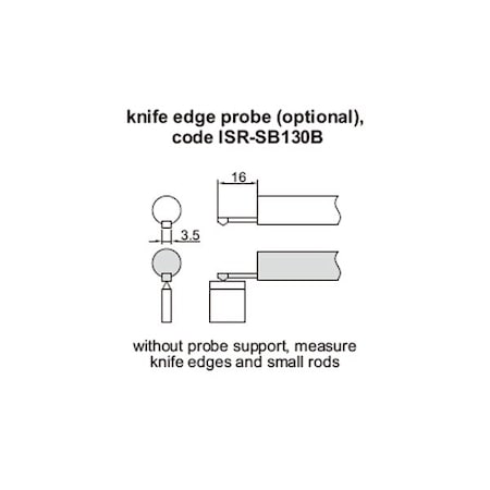 Insize Knife Edge Probe ISR-SB130B